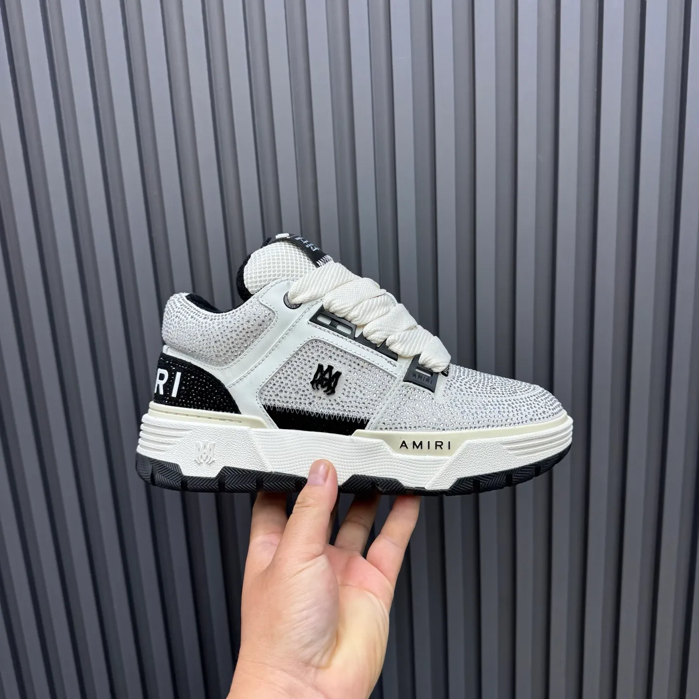 Men's shoes 💰760💰 AMIRI AMIRI fashion brand hot sale 🔥 Available all year round, couples 💑 Official website synchronization Imported fabrics 1⃣️ vs 1⃣️ replica, original factory special original sole, 35-45 (45. non-refundable)